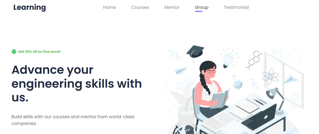 Next.js-Powered Educational Portal for Engineering Excellence